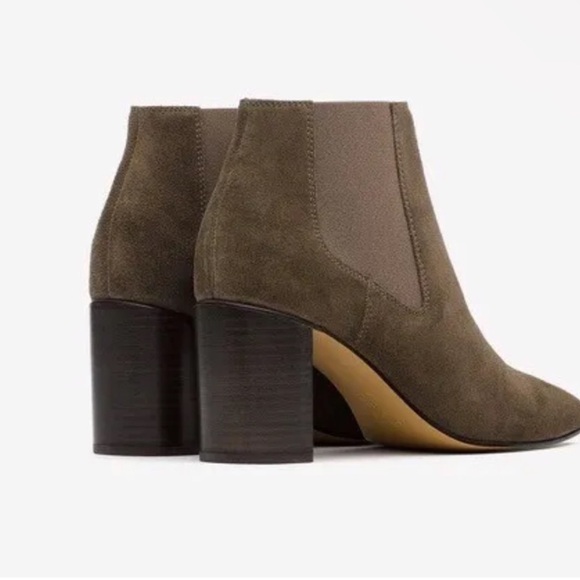 Rag & Bone Aslen Suede Bootie Taupe Size 39 NWOT - Picture 2 of 8